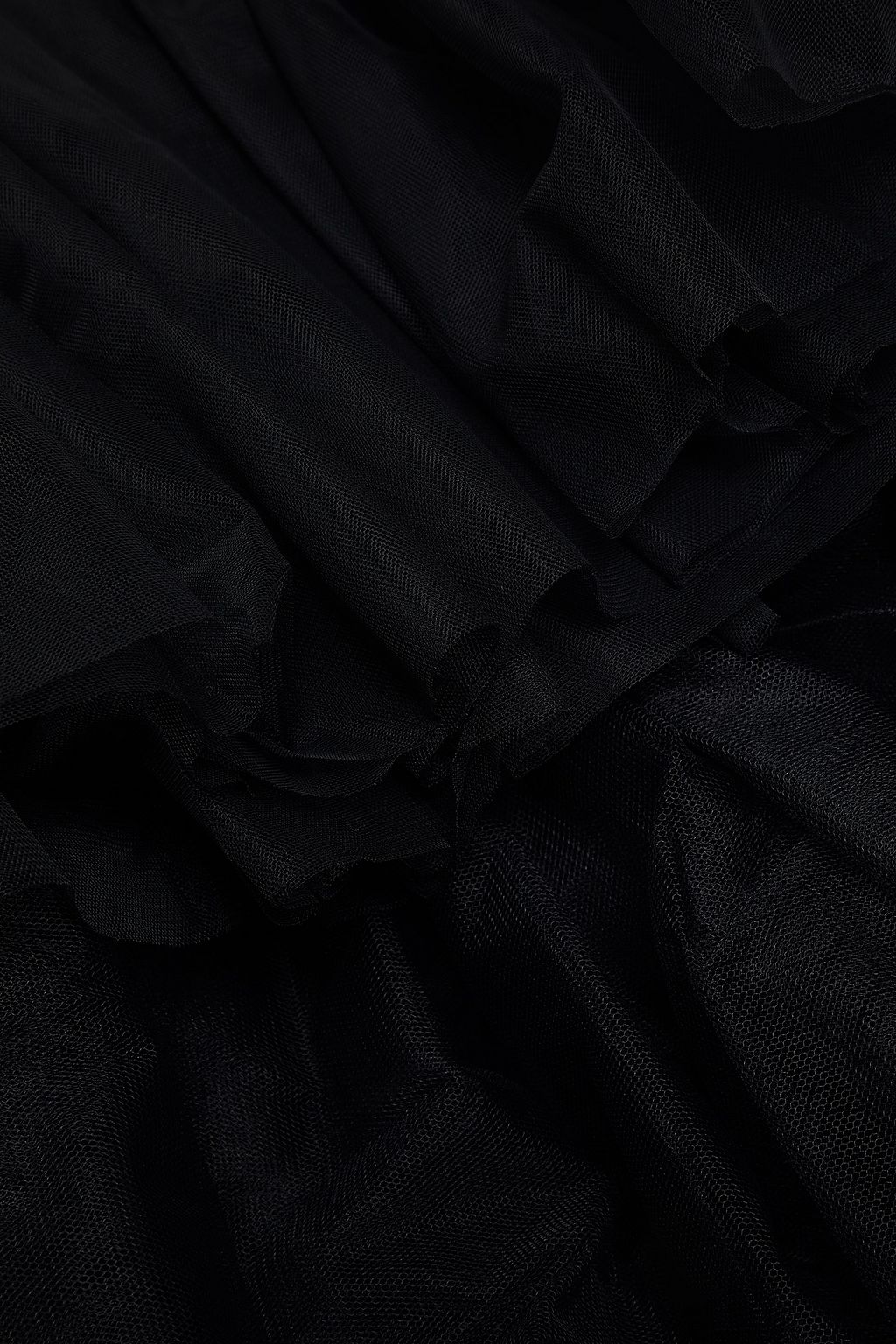 MM6 MAISON MARGIELA Tiered two-tone tulle midi skirt