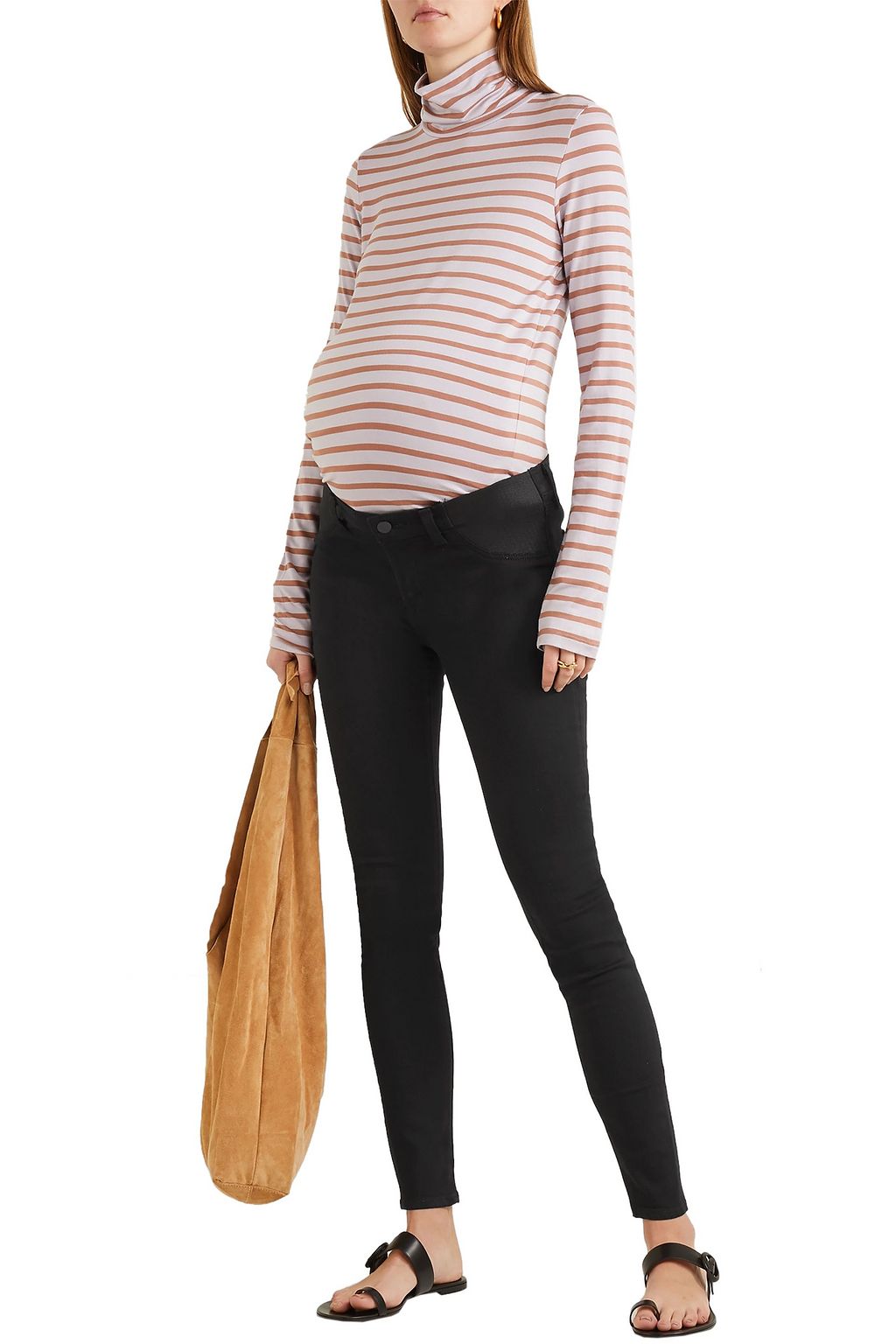 J BRAND Mama J mid-rise skinny maternity jeans