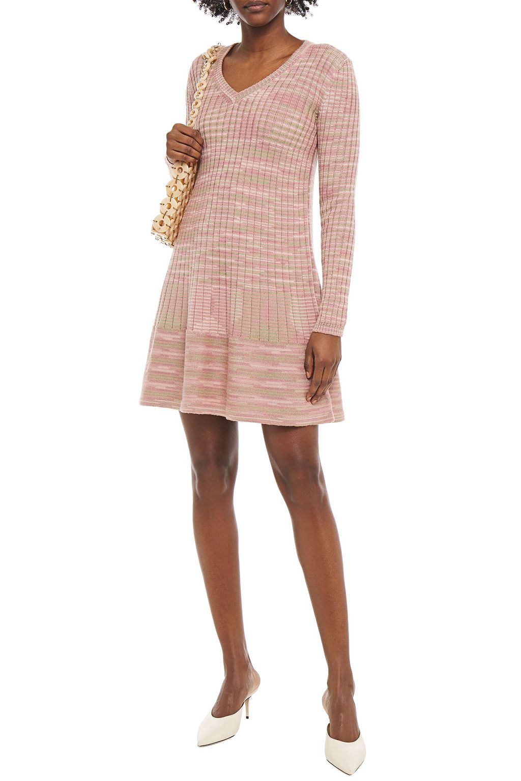 M MISSONI Ribbed wool mini dress
