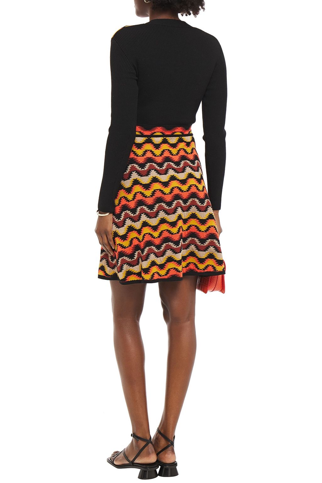 M MISSONI Paneled wool mini dress