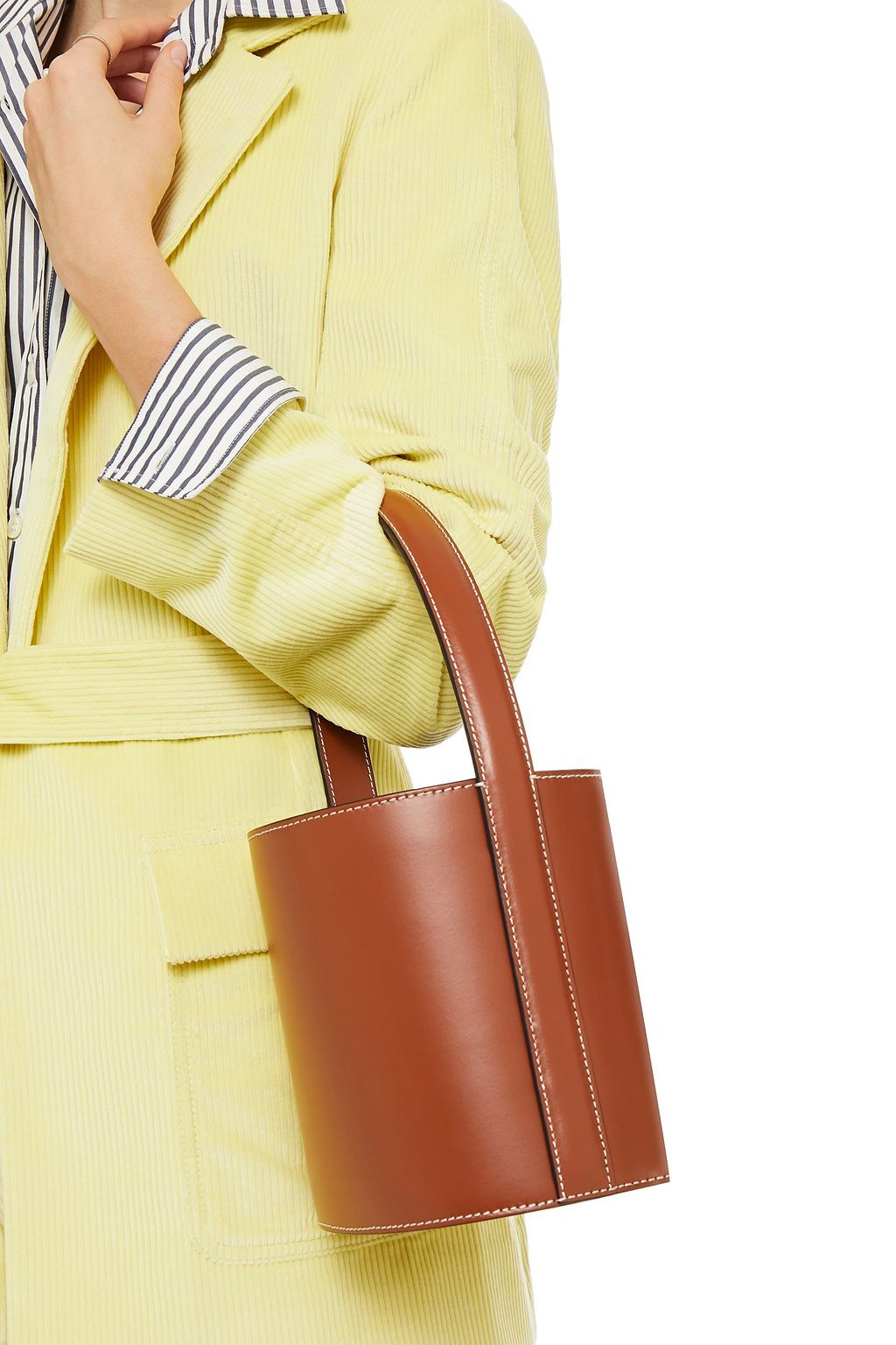 STAUD Leather bucket bag