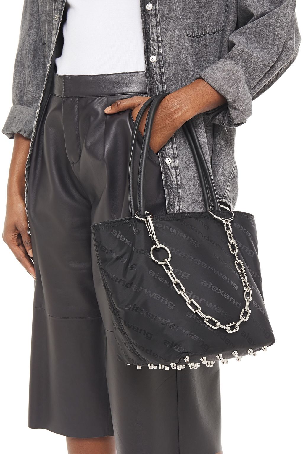 ALEXANDER WANG Roxy jacquard tote