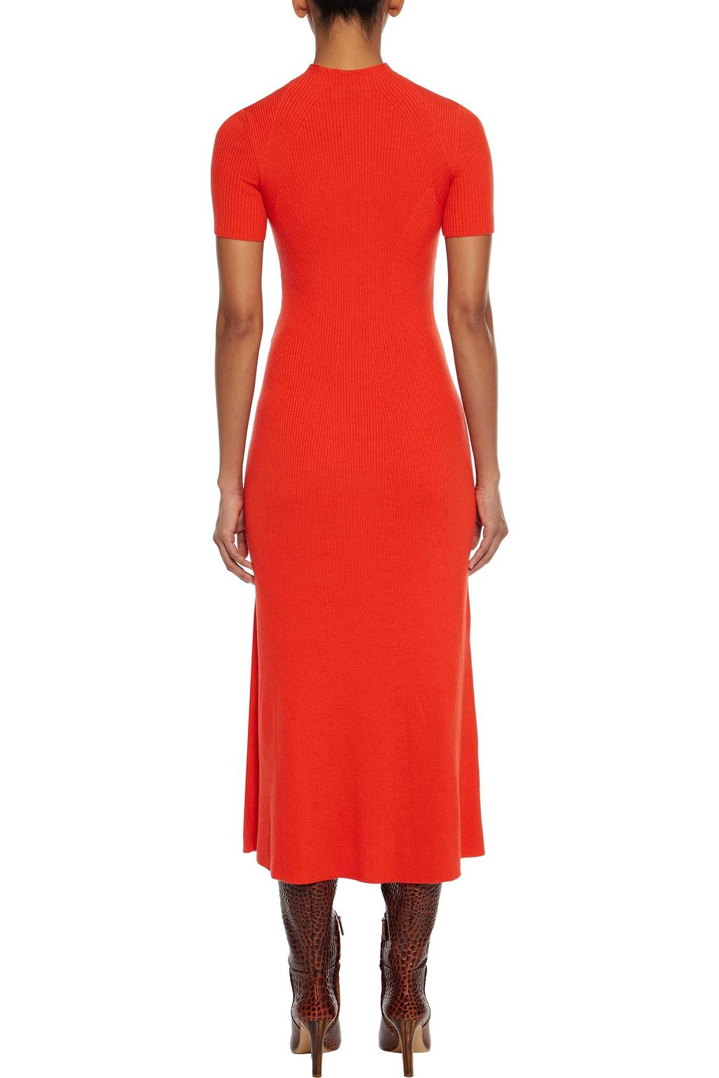GABRIELA HEARST Clare ribbed wool midi dress