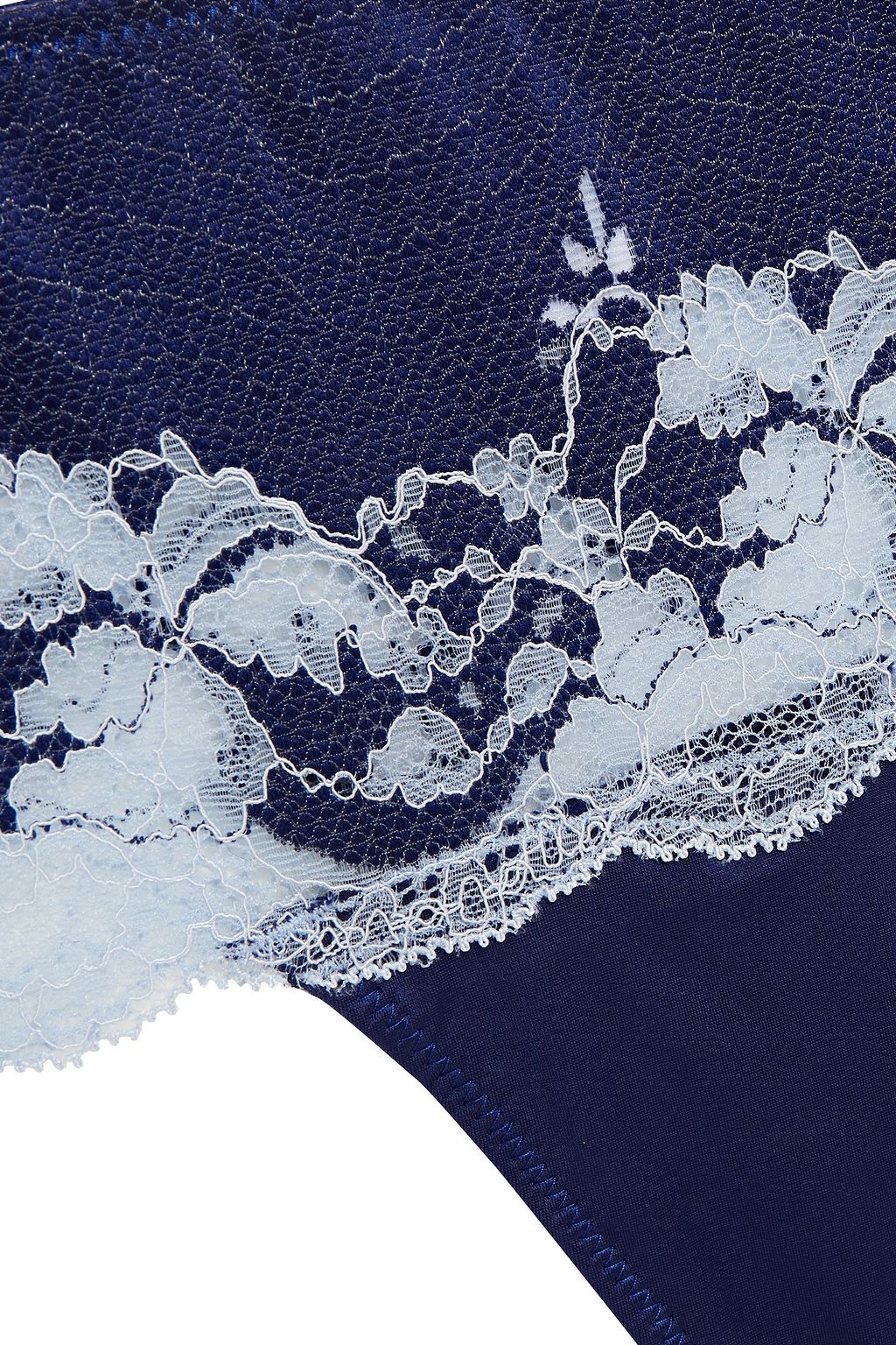 WACOAL Lace Affair satin-jacquard mid-rise thong
