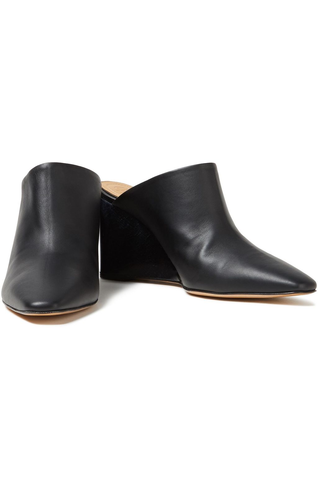 THE ROW Flora leather mules