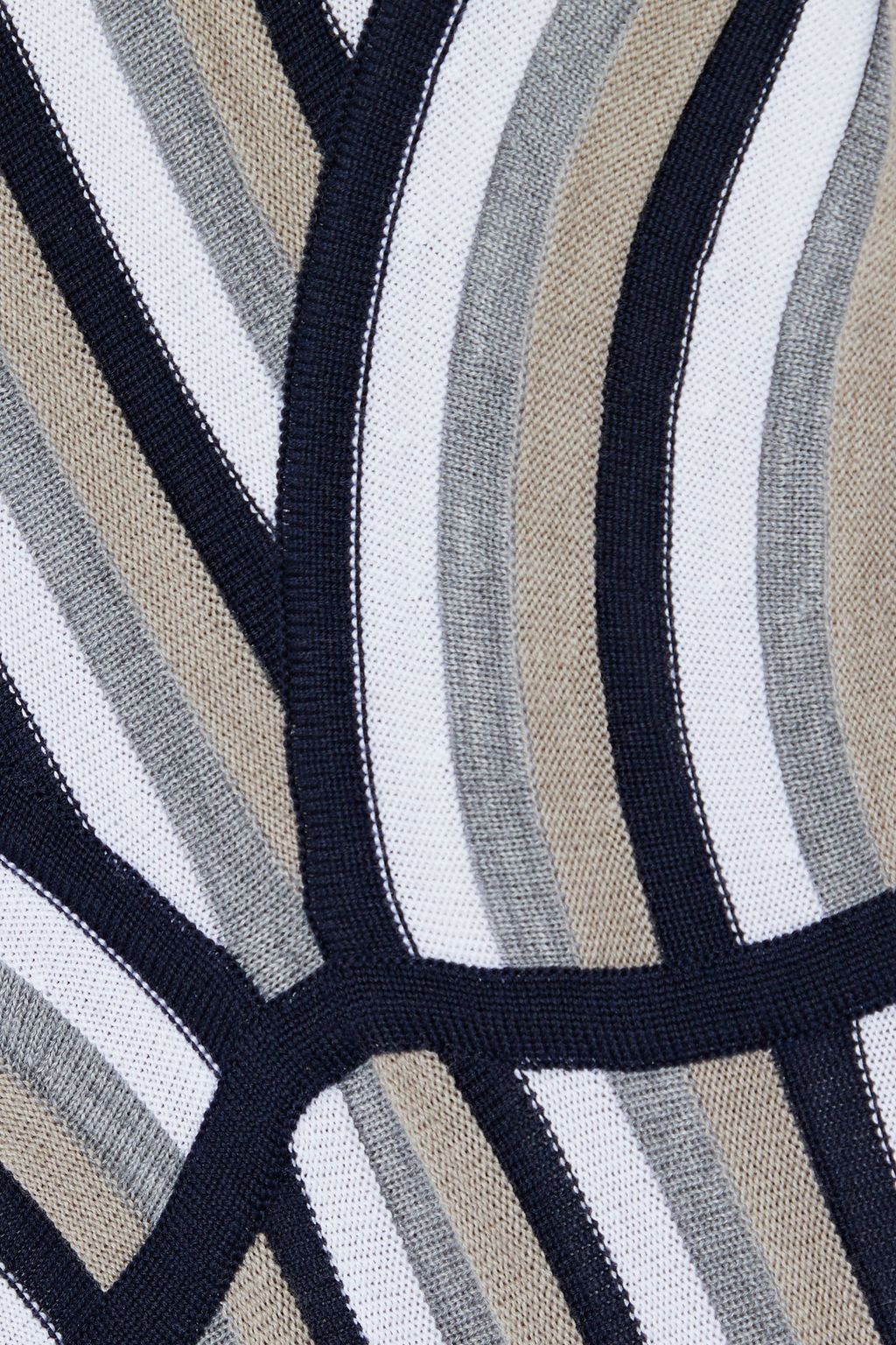 GABRIELA HEARST Elisabeth pleated striped wool maxi dress