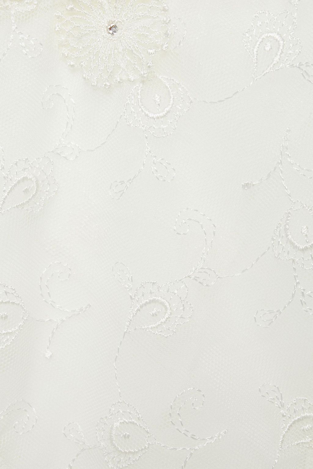 WACOAL Opulence embellished embroidered stretch-tulle mid-rise briefs