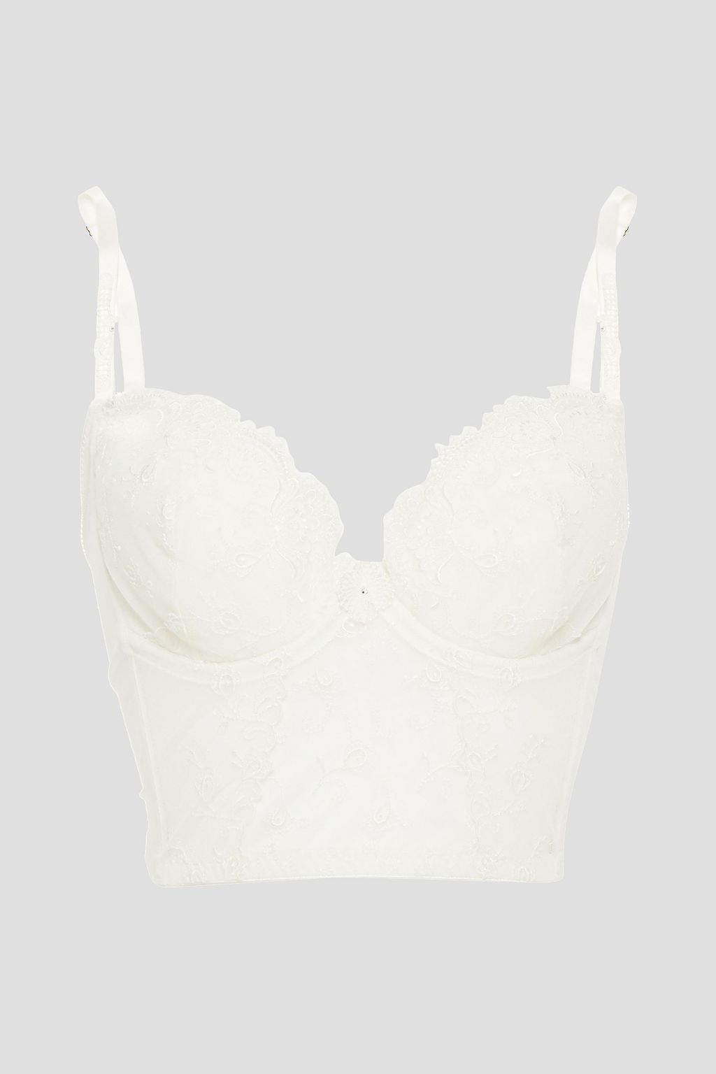 mesh underwire bralette