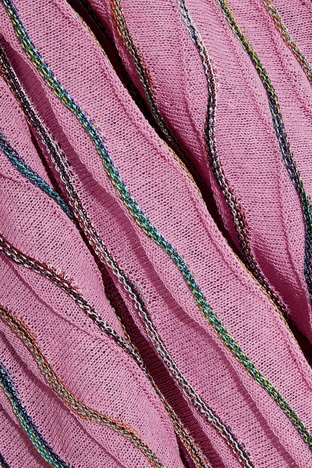 M MISSONI Crochet-knit cotton-blend mini dress
