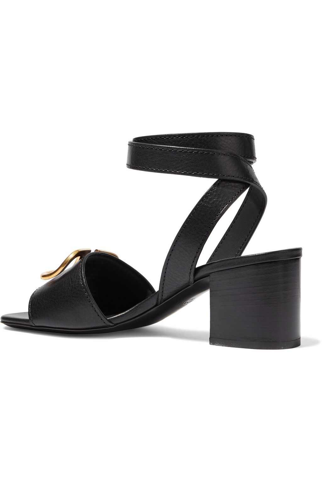 VALENTINO GARAVANI Go Logo embellished leather sandals