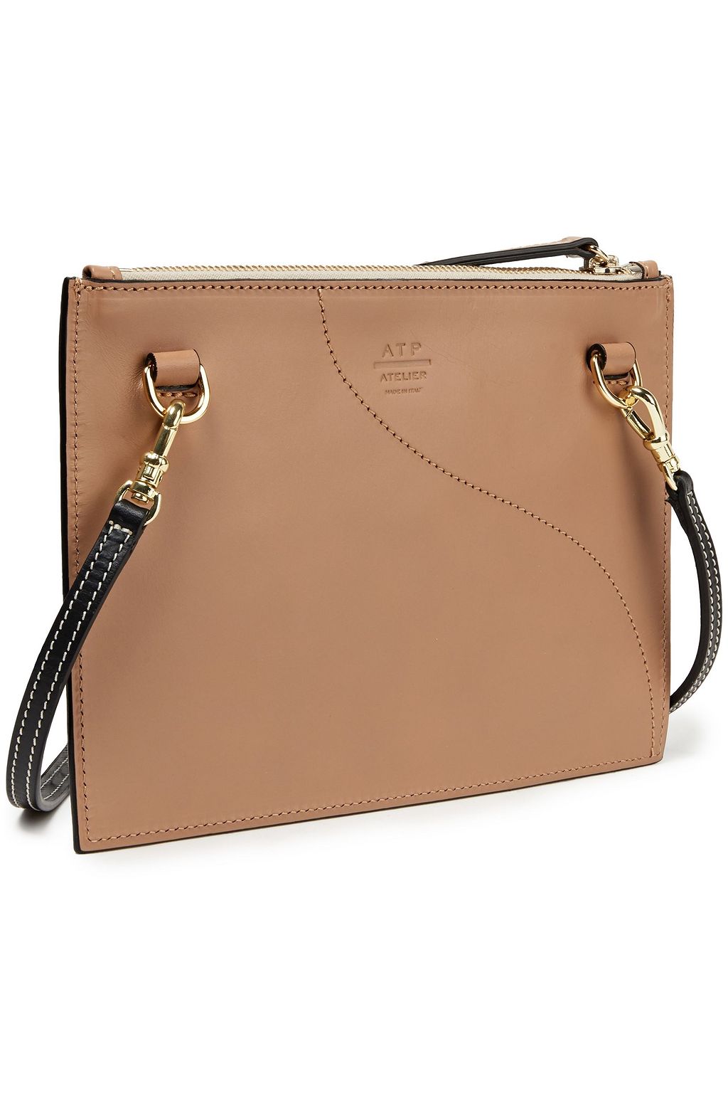 ATP ATELIER Lucca snake-effect leather pouch