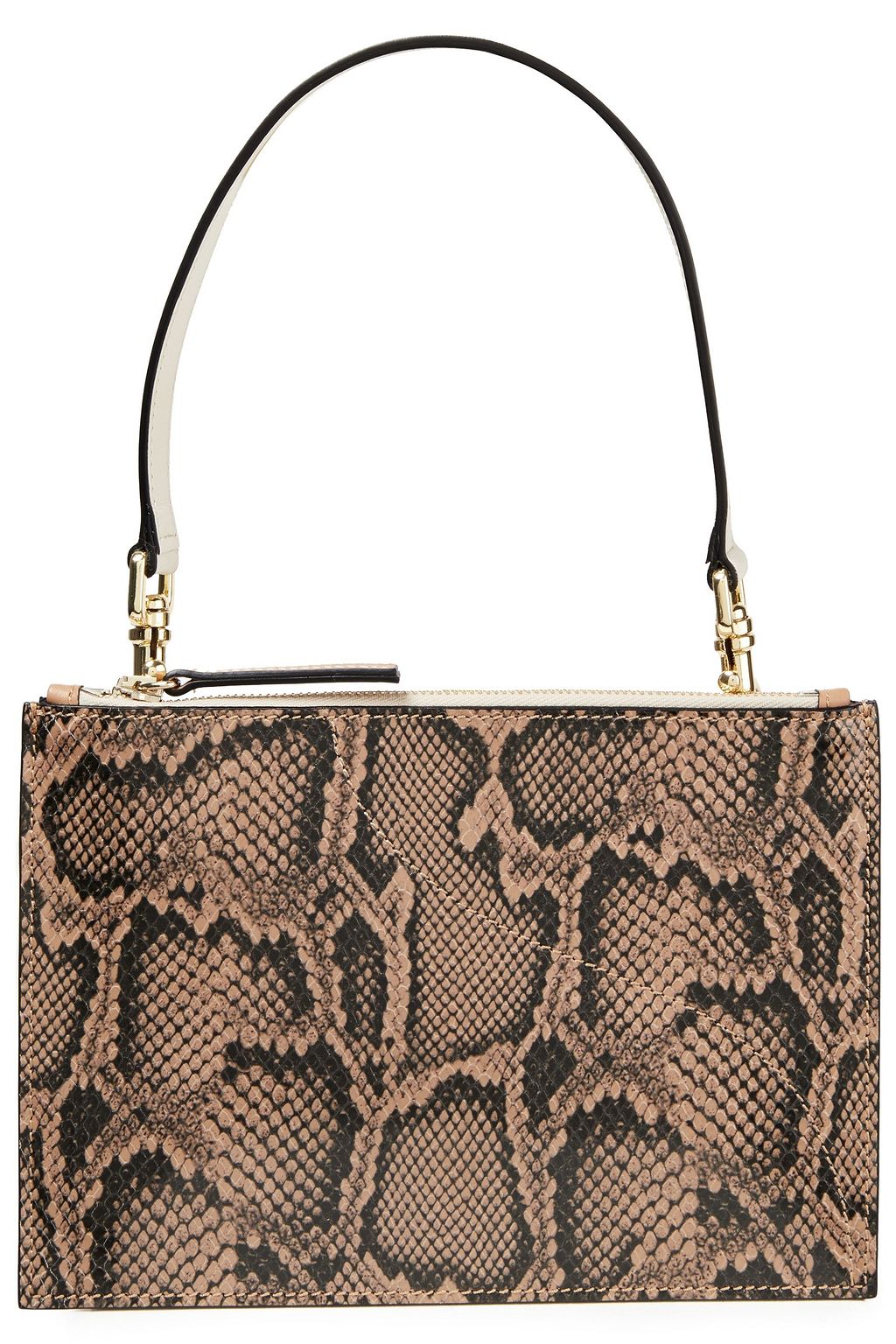ATP ATELIER Lucca snake-effect leather pouch