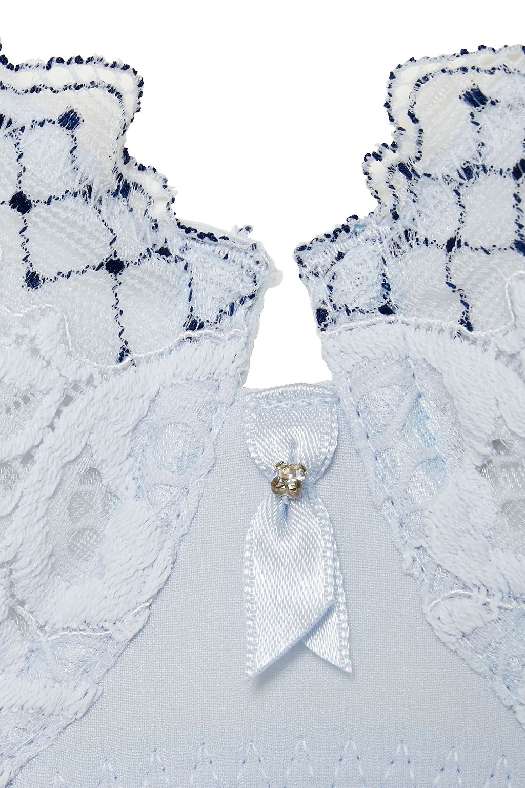 WACOAL Crystal-embellished stretch-lace underwired bra