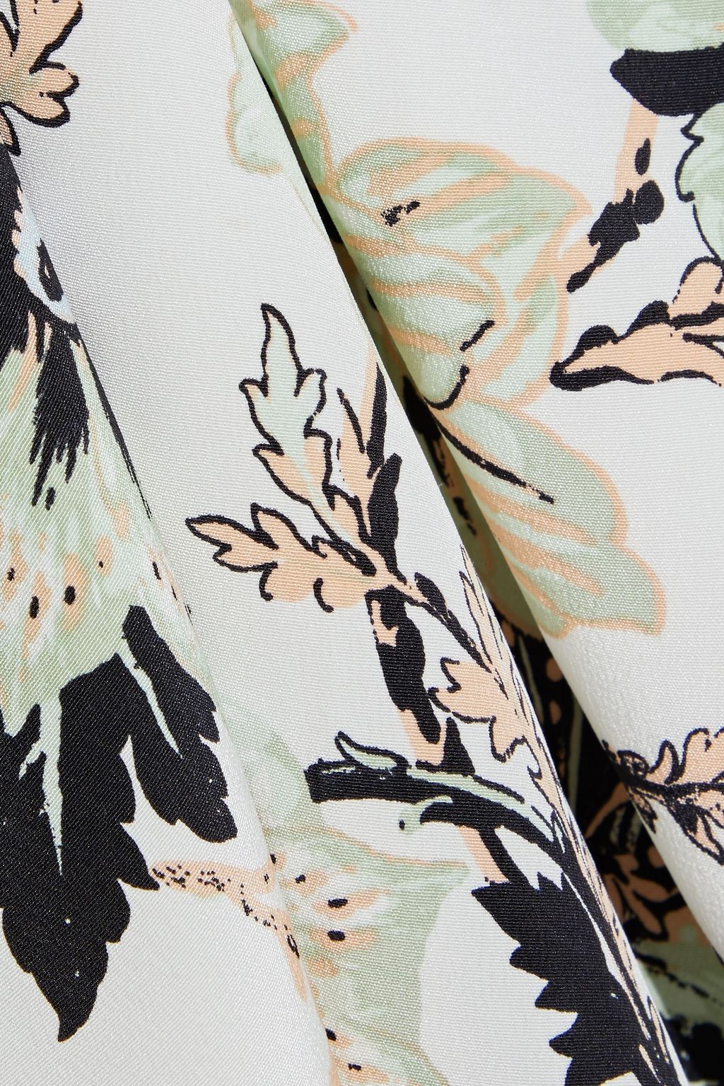 DIANE VON FURSTENBERG Trinity Minikleid aus Crêpe de Chine aus Seide mit Print und Gürtel