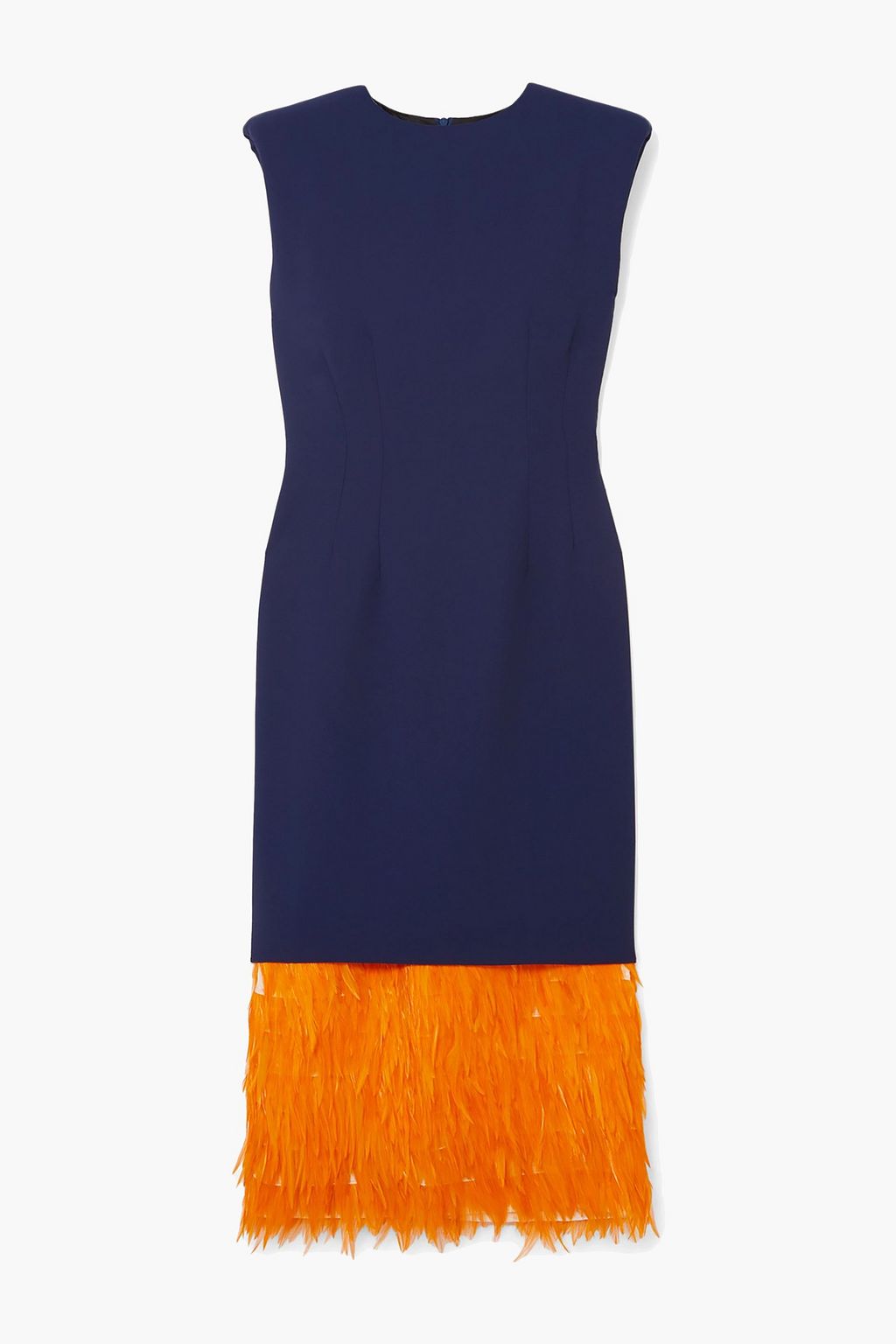 dries van noten feather dress