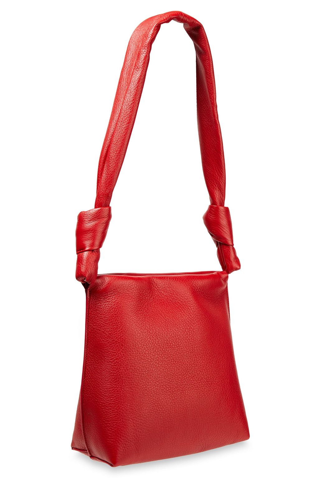 THE ROW Wander small knotted pebbled-leather shoulder bag