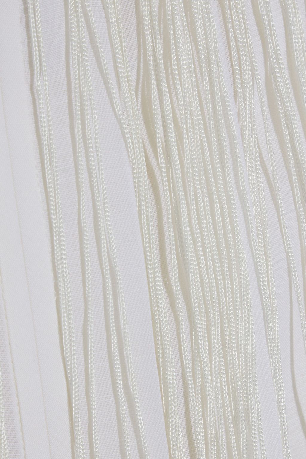 GABRIELA HEARST Aglaia macramé-paneled wool and cashmere-blend blouse