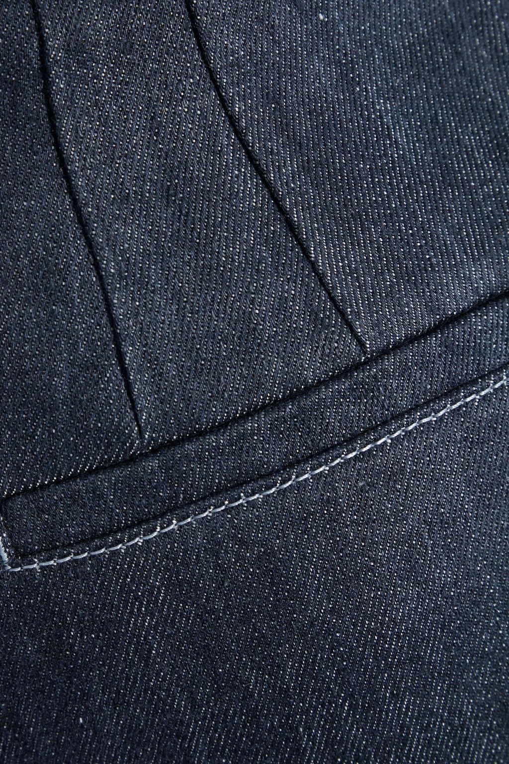 GABRIELA HEARST Alfredo pleated denim wide-leg jeans
