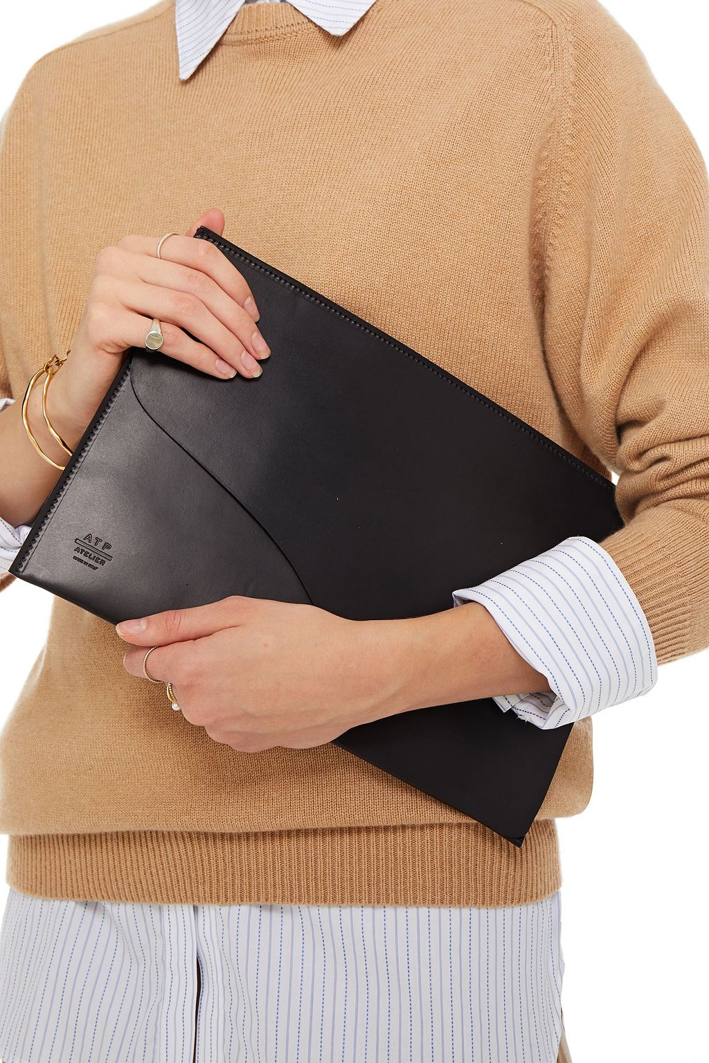 ATP ATELIER Sardegna leather pouch