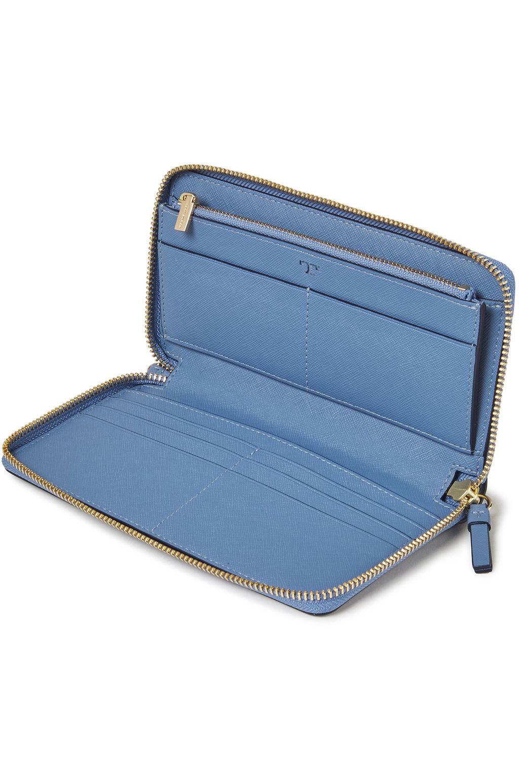 TORY BURCH Textured-leather wallet