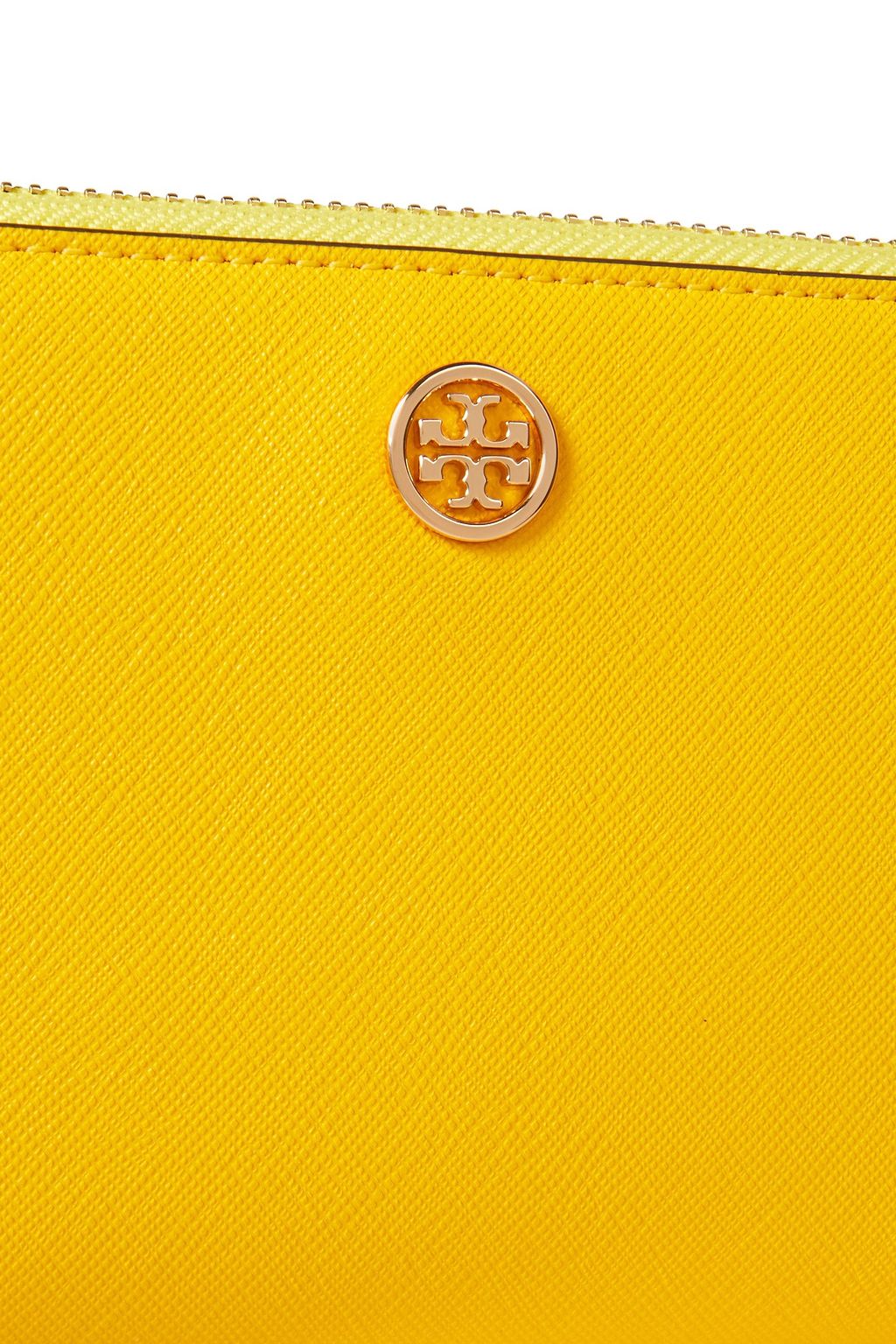 TORY BURCH Textured-leather wallet