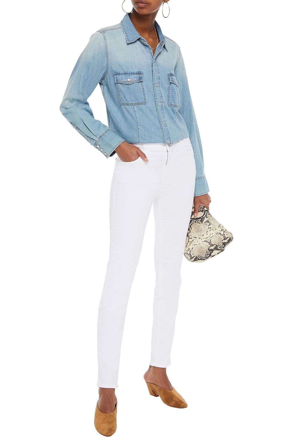 J BRAND High-rise slim-leg jeans