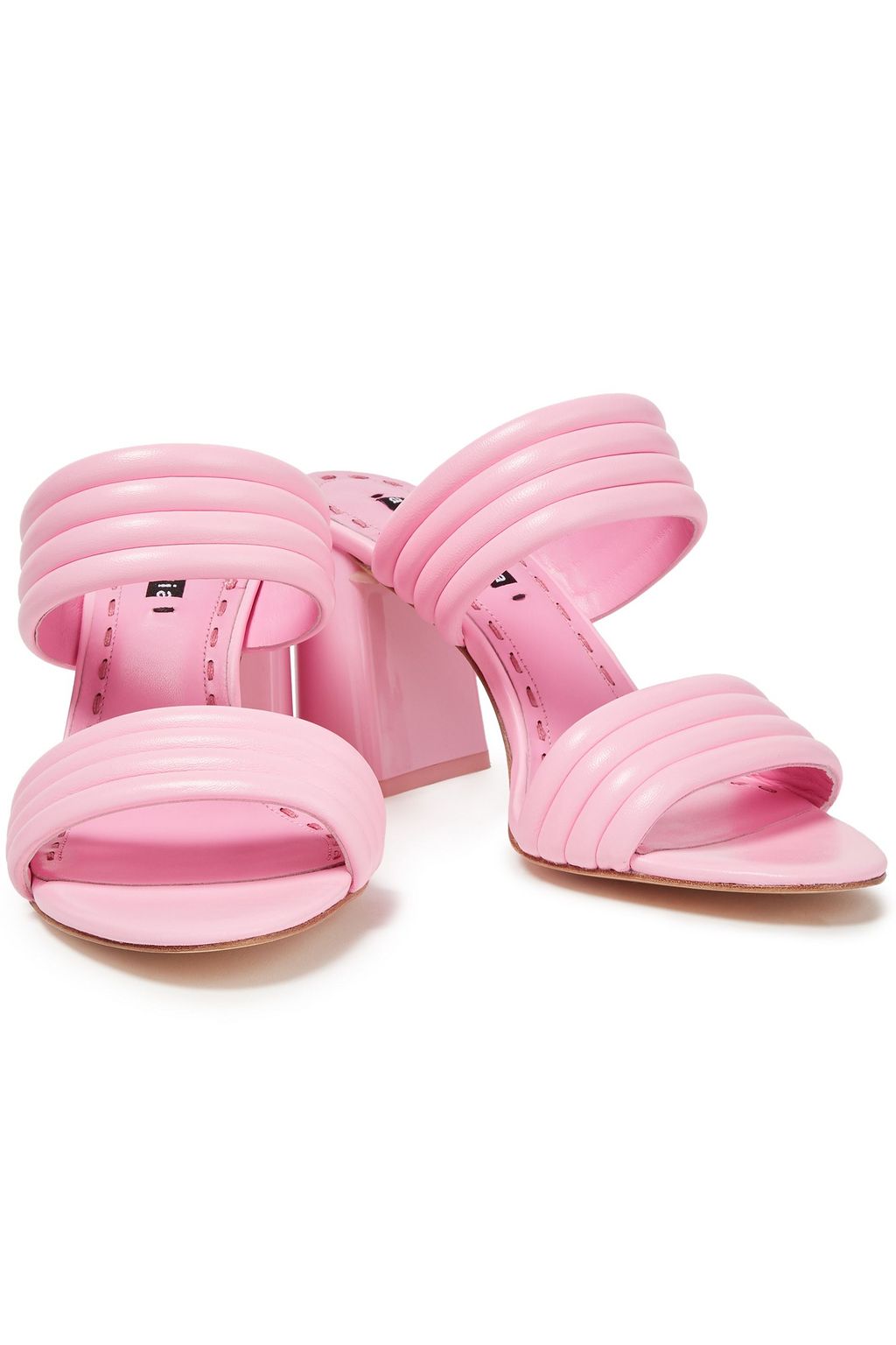 ALICE + OLIVIA Matelassé leather mules