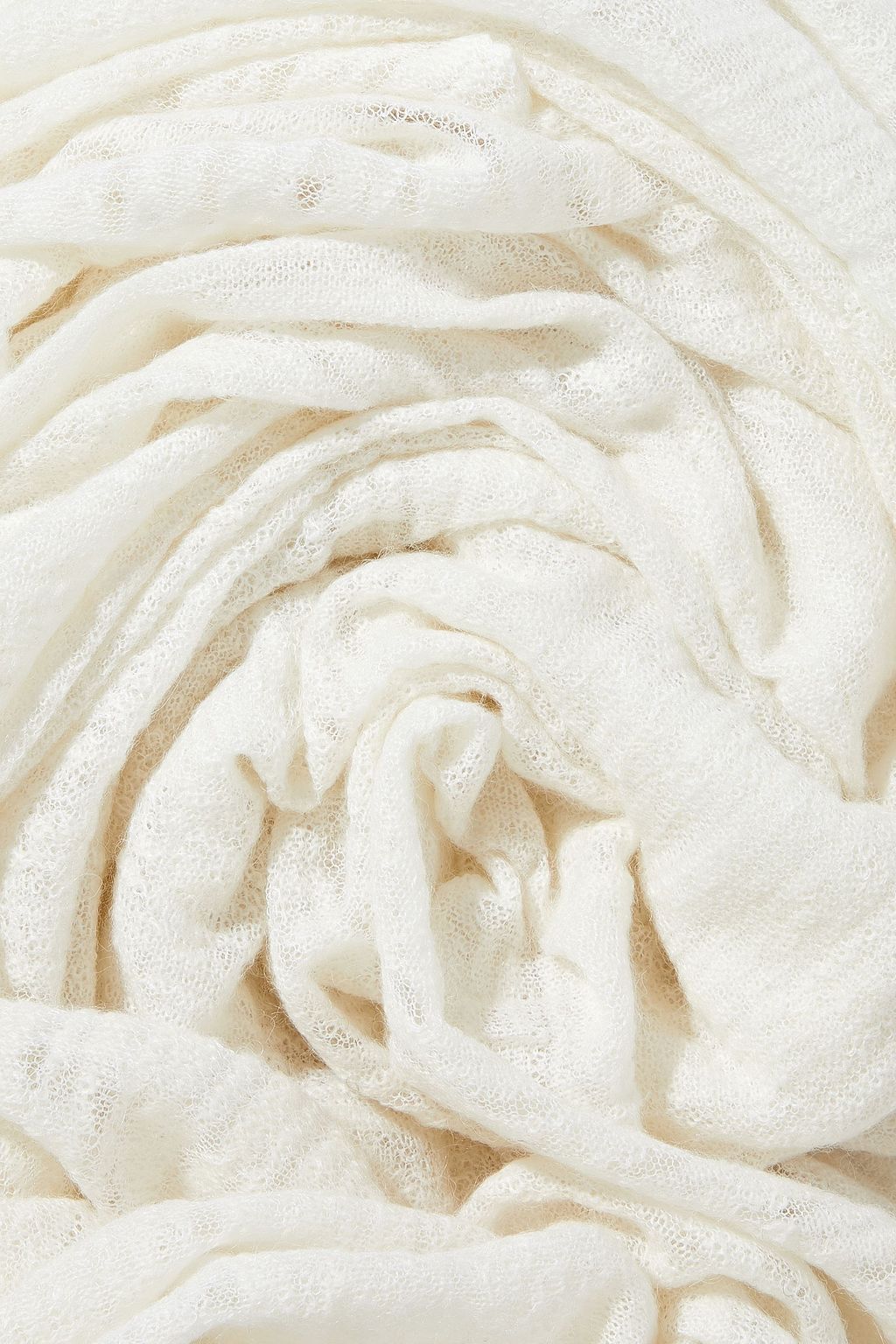 AUTUMN CASHMERE Brushed knitted scarf