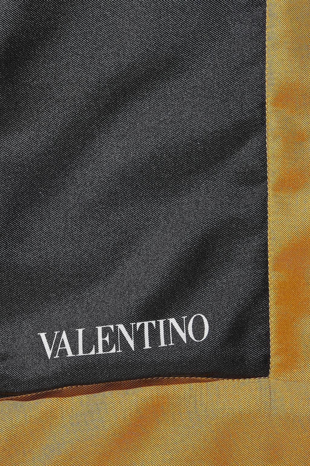 VALENTINO GARAVANI Quilted silk-twill scarf