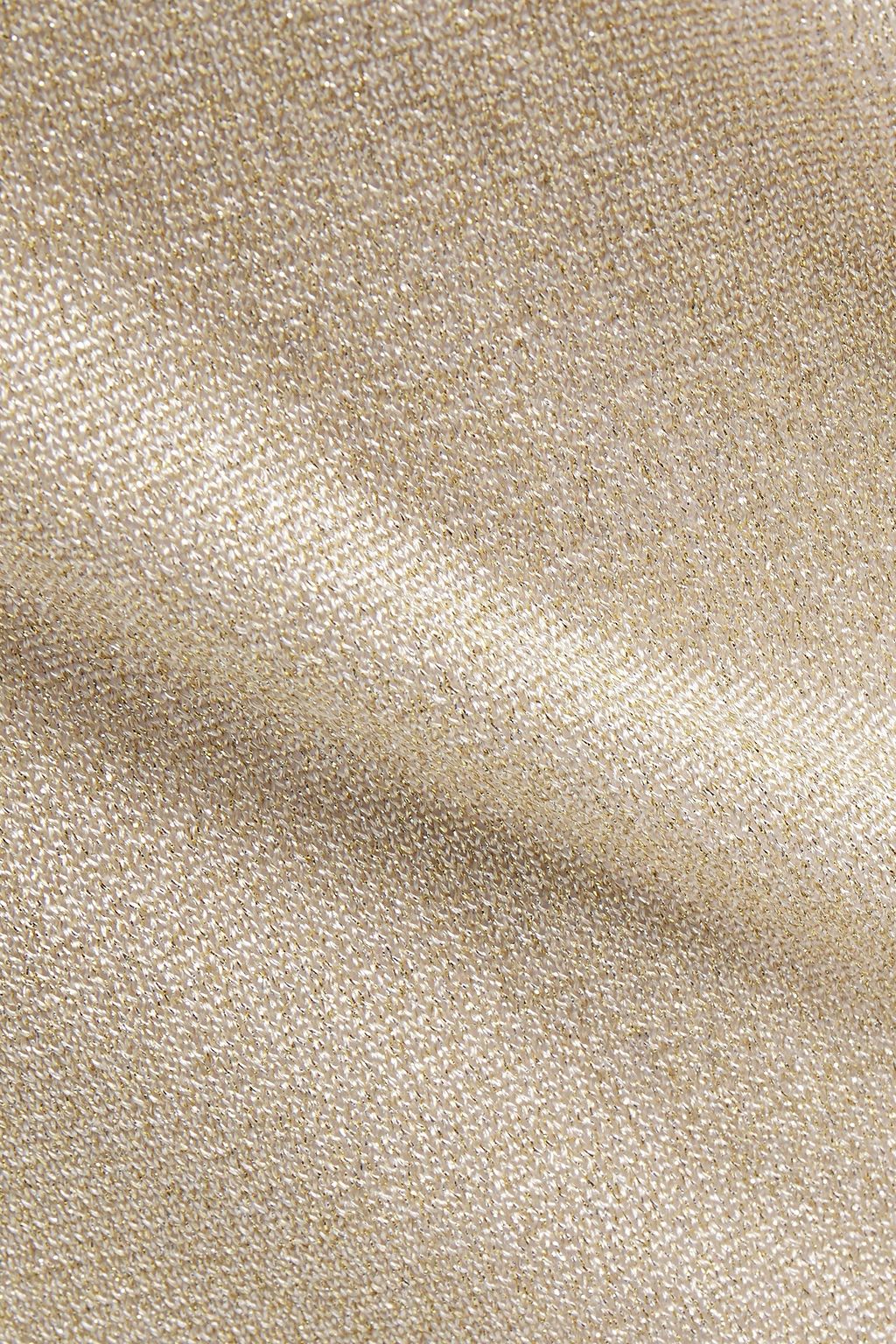MISSONI Metallic crochet-knit sweater