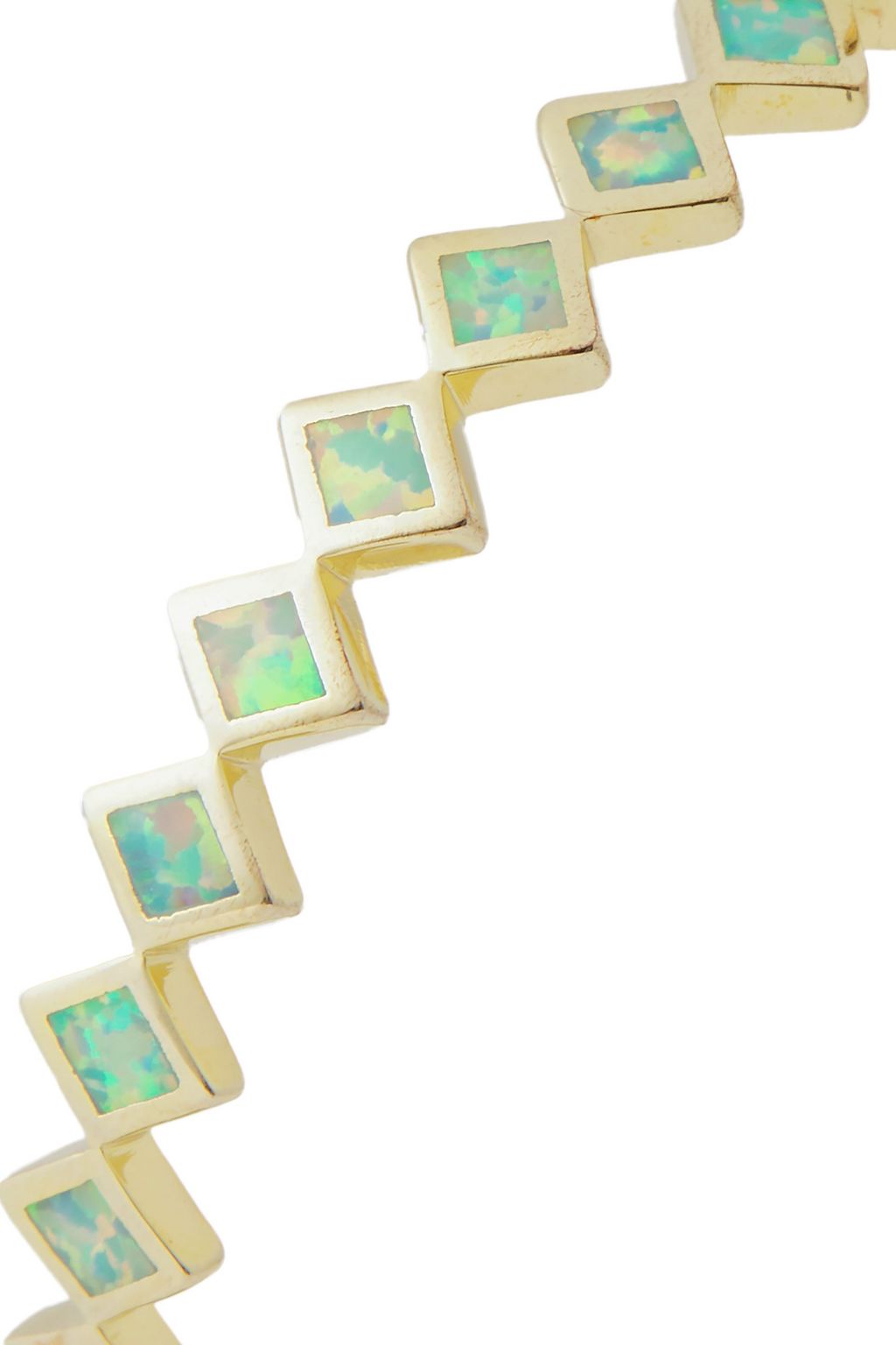 NOIR JEWELRY 14-karat gold-plated resin hoop earrings