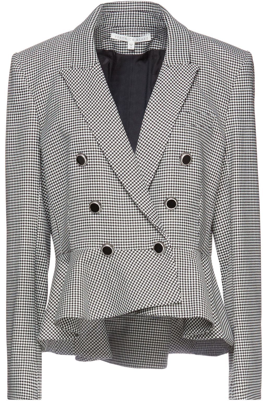 veronica beard houndstooth blazer