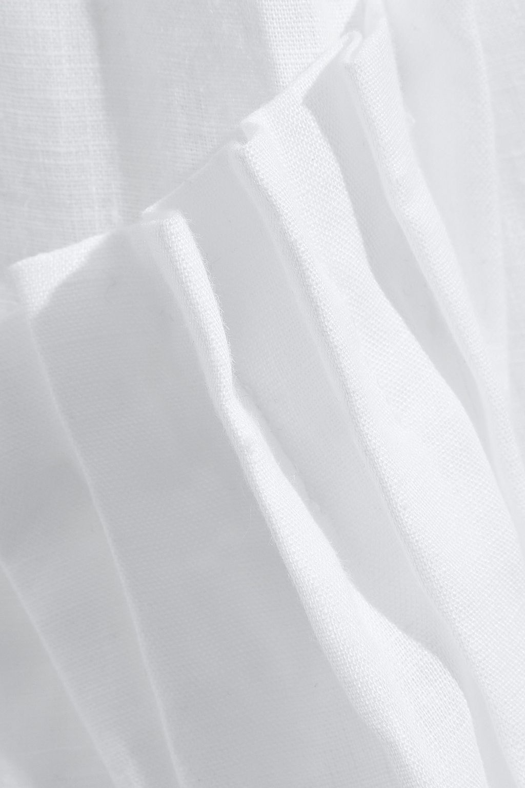 GABRIELA HEARST Belted pleated linen maxi skirt