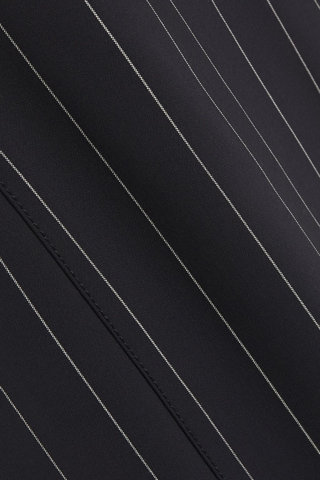 THEORY Pinstriped stretch-wool dress