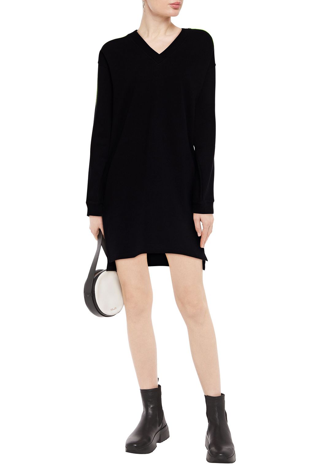 KENZO Logo-print French cotton-terry mini dress