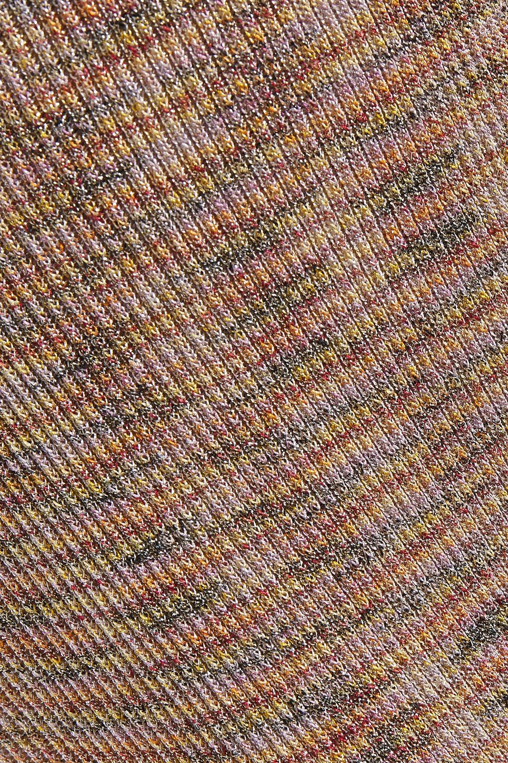 MISSONI Metallic crochet-knit straight-leg pants