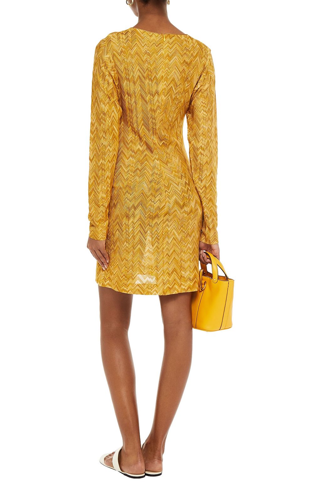 MISSONI Crochet-knit mini dress