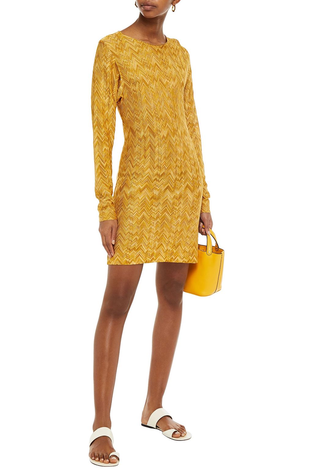 MISSONI Crochet-knit mini dress