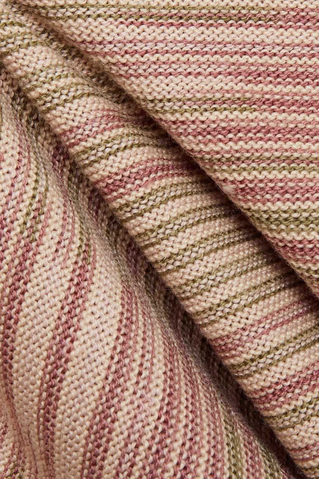 M MISSONI Oversized crochet-knit wool turtleneck sweater