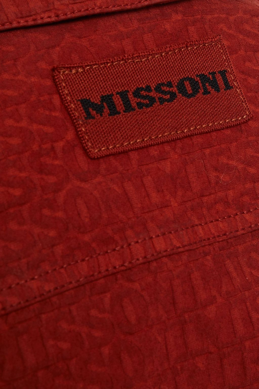 MISSONI Cropped embossed cotton-blend jacket