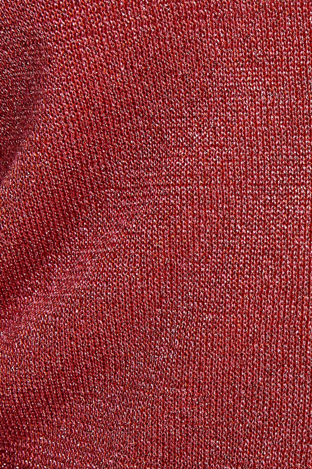 MISSONI Metallic crochet-knit sweater