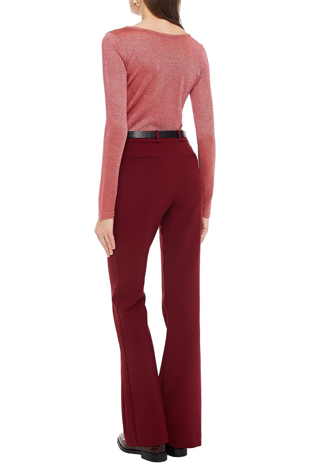MISSONI Metallic crochet-knit sweater