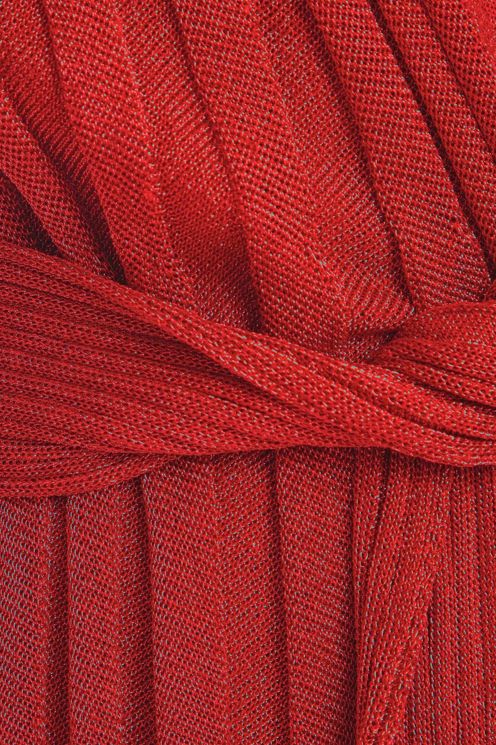 MISSONI Metallic ribbed-knit cardigan
