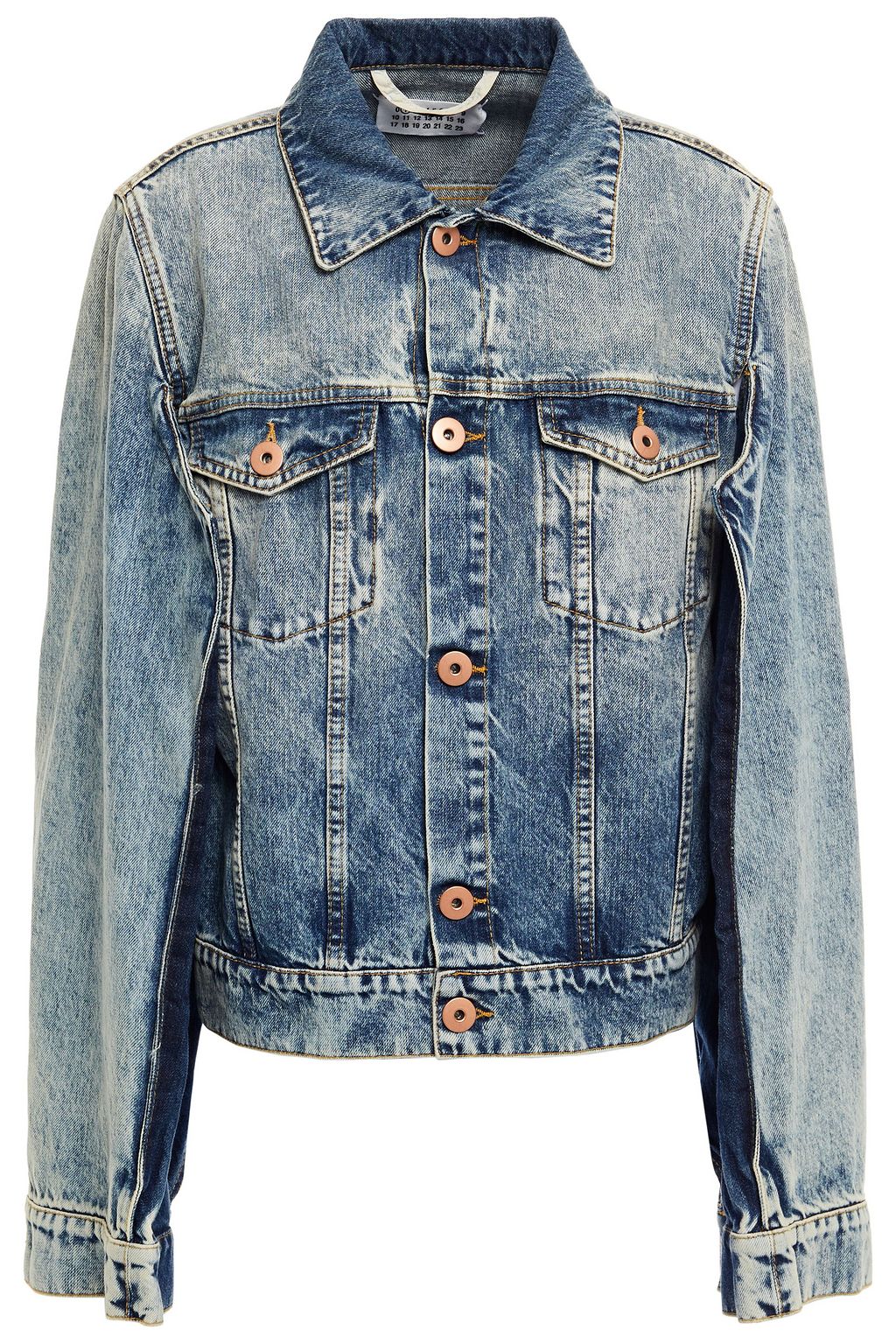 faded blue jean jacket