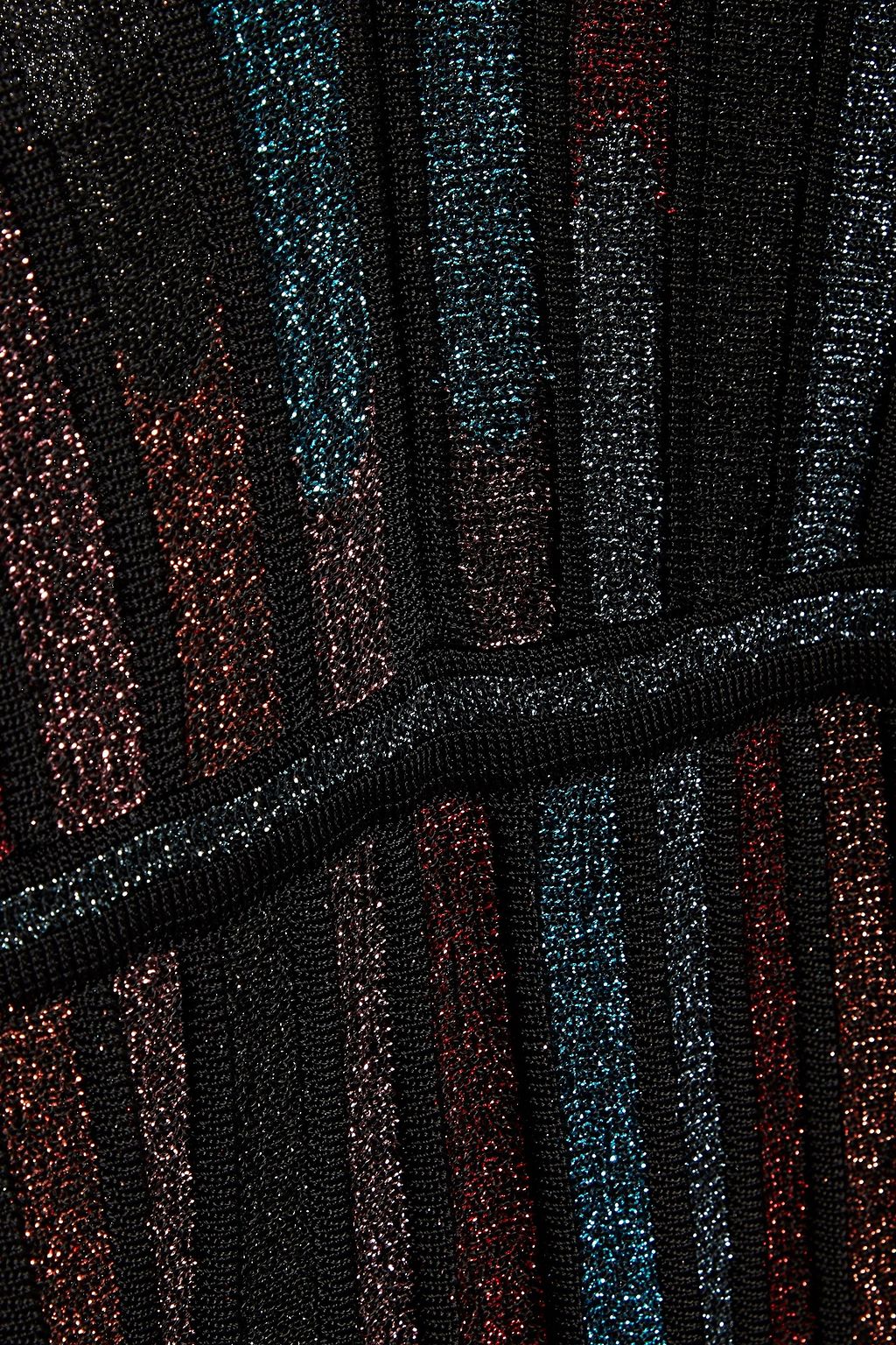 M MISSONI Metallic crochet-knit maxi dress