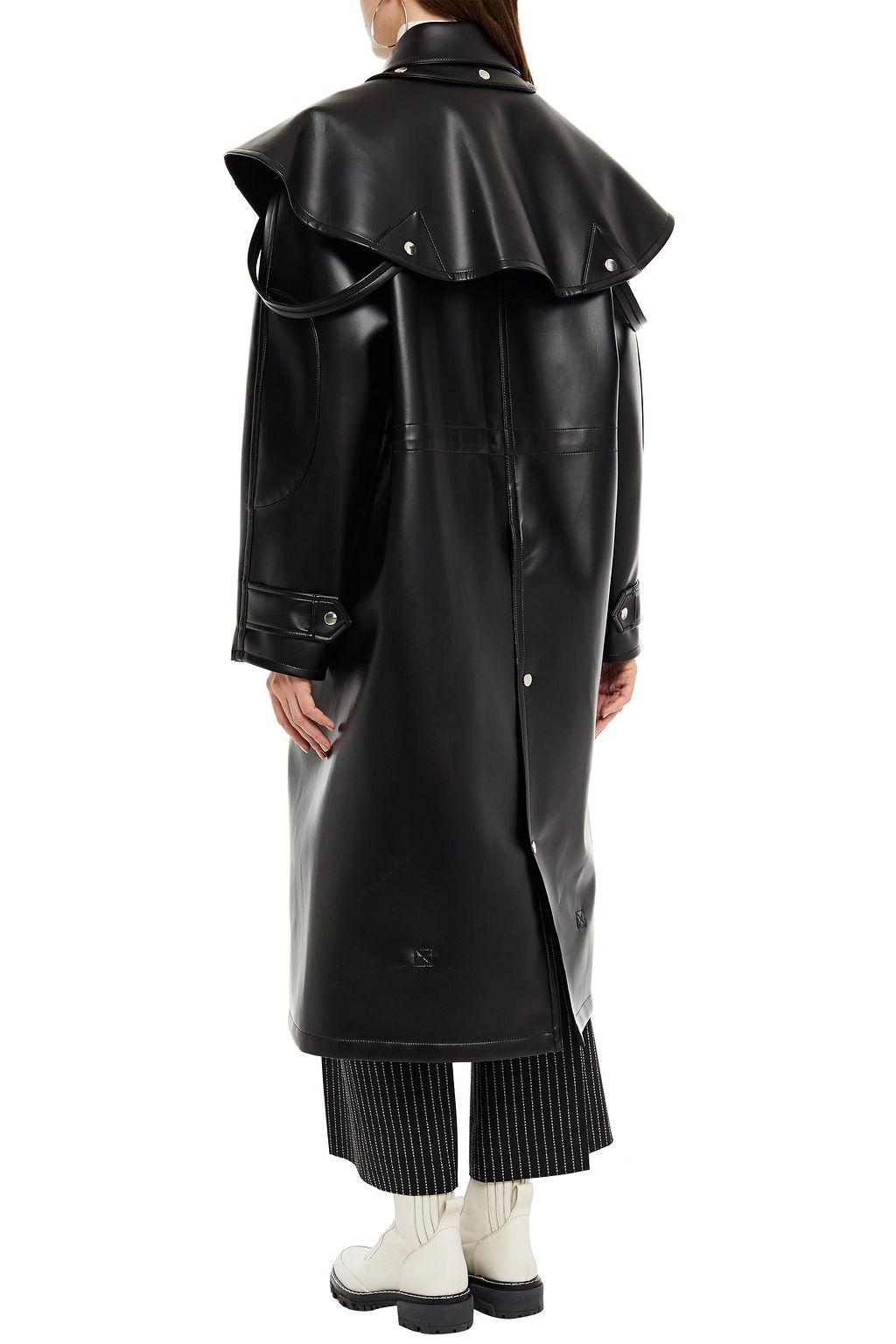 MAISON MARGIELA Oversized faux leather coat