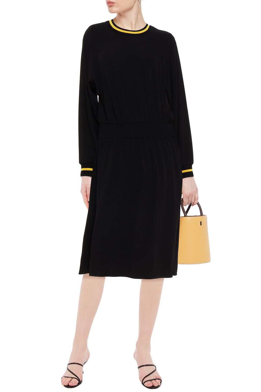 M MISSONI Gathered crepe midi dress