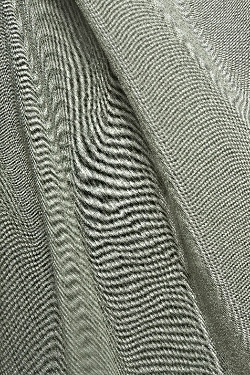 THEORY Twist-front washed-silk top