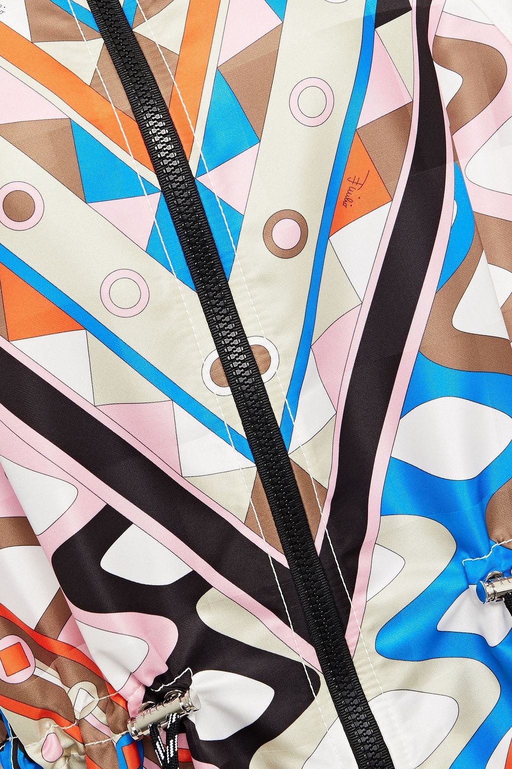 PUCCI Paneled printed shell coat