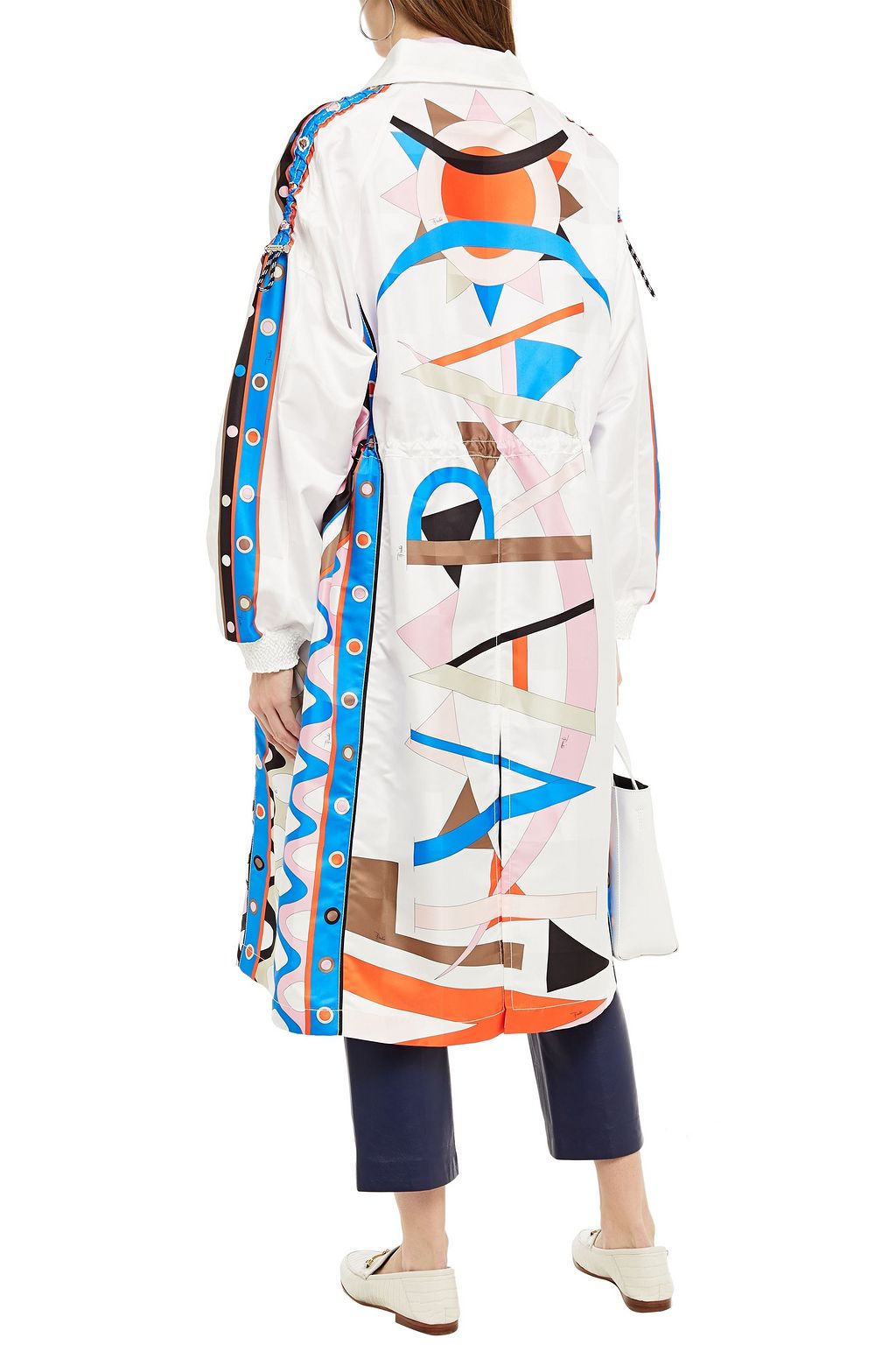 PUCCI Paneled printed shell coat